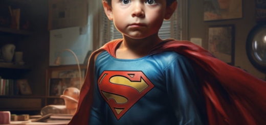 Illustration représentant un enfant habillé en superman, pour illustrer cet article sur la réponse à donner à la question "Où vous voyez vous dans 5 ans" quand elle est posée en entretien d'emabuche